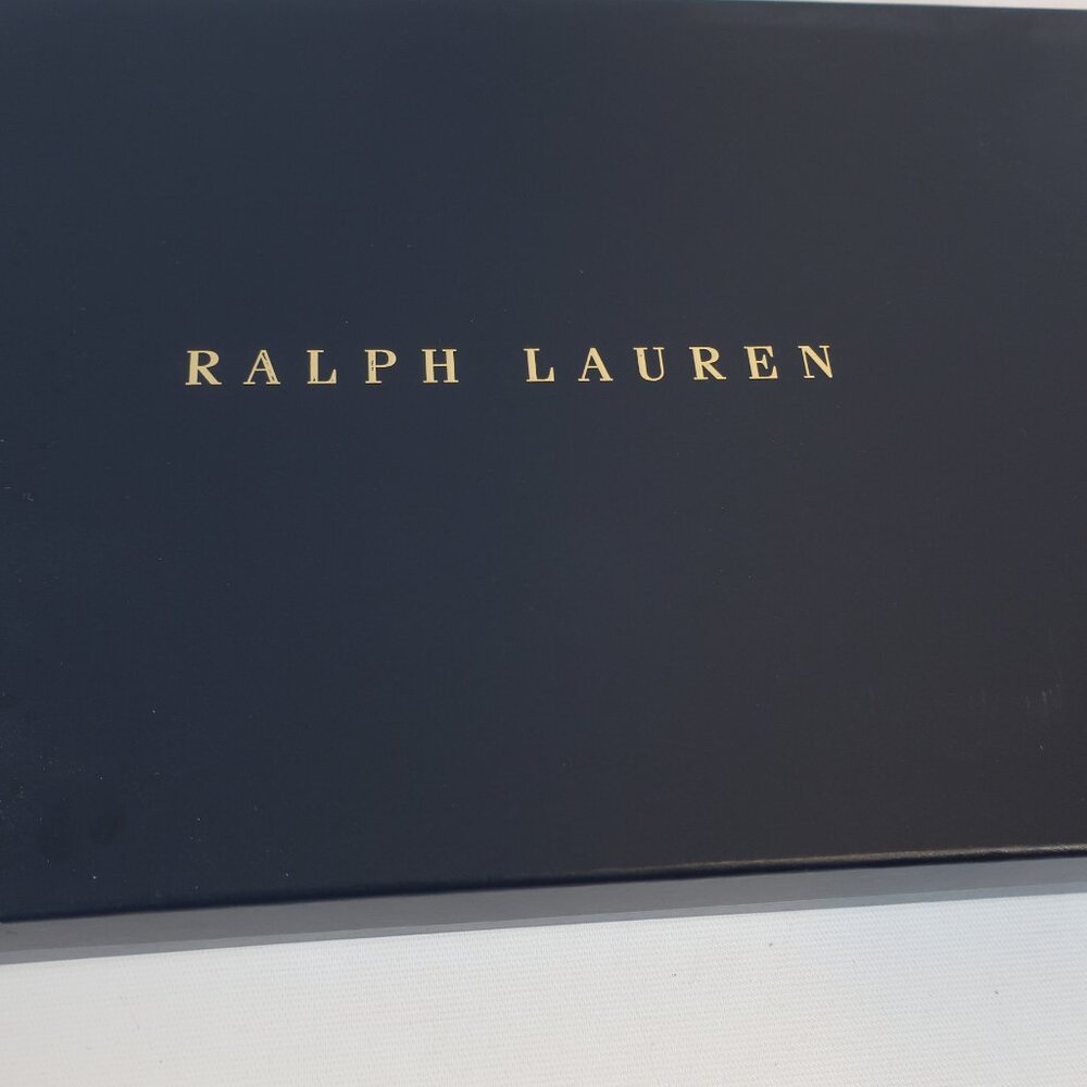 S Ralph Lauren Navy Blue Storage Box - Picture 2 of 5